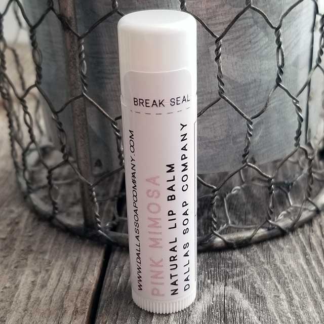 Pink Mimosa Lip Balm - Dallas Soap Company