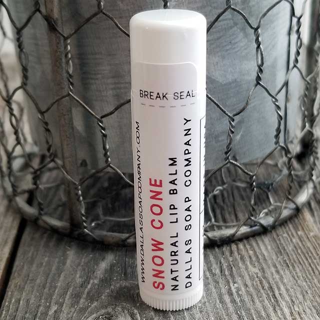 Snow Cone Lip Balm - All Natural Gluten Free