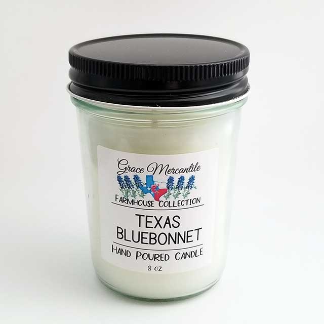 Texas Bluebonnet Candle - Farmhouse Collection | Dallas Soap Company / Grace Mercantile