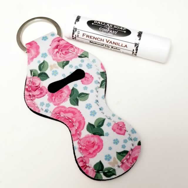 Lip Balm Holder Key Ring (Choose Design)